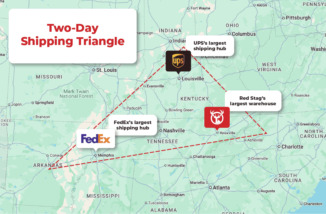 2 Day Shipping Triangle 2 Day Shipping Triangle