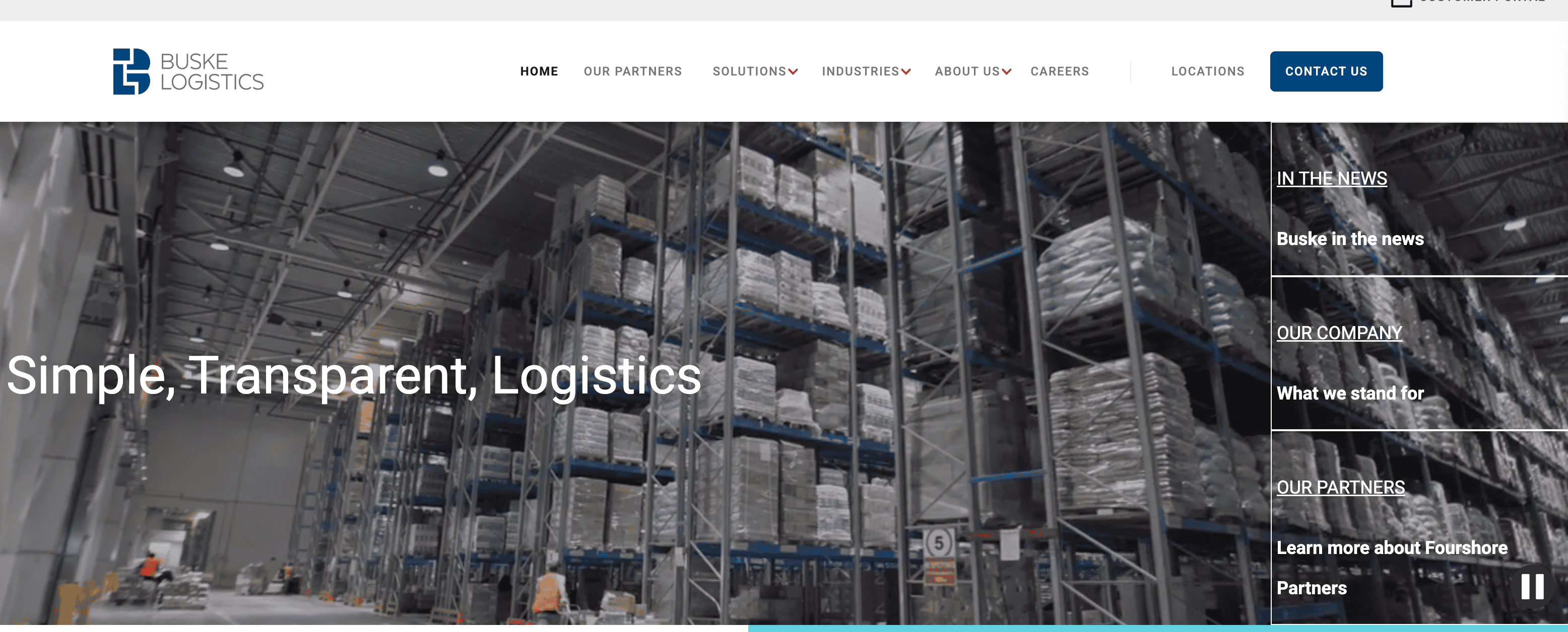 Buske Logistics Homepage Buske Logistics Homepage