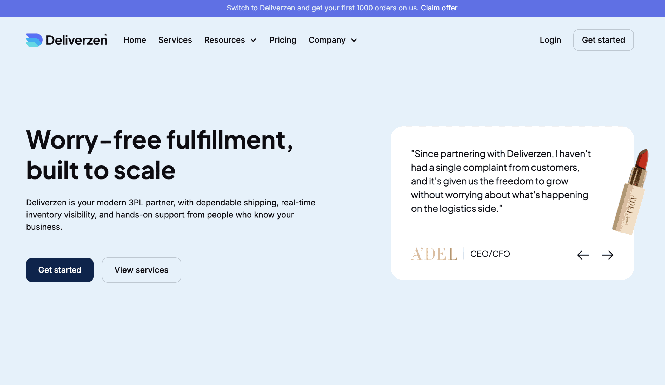 Deliverzen Homepage Deliverzen Homepage