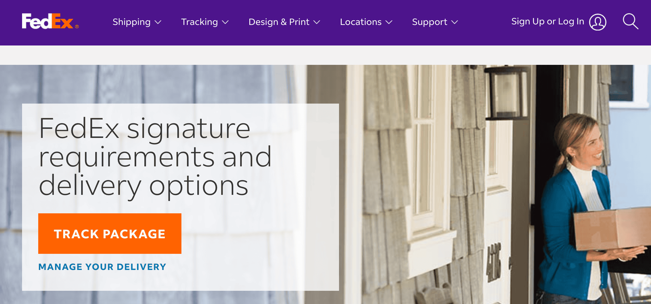FedEx Signature Page
