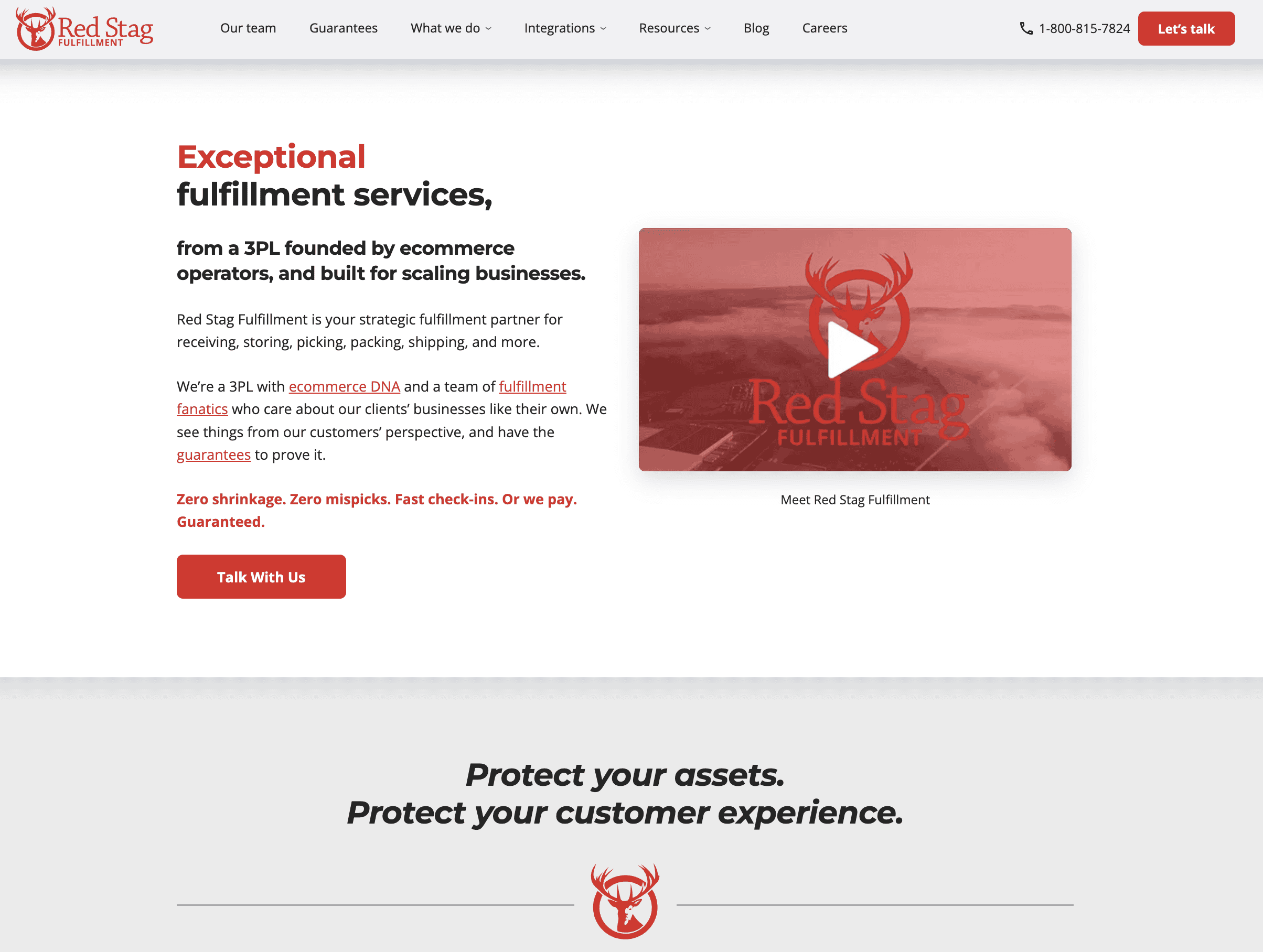 Red Stag Fulfillment's Homepage Red Stag Fulfillment's Homepage