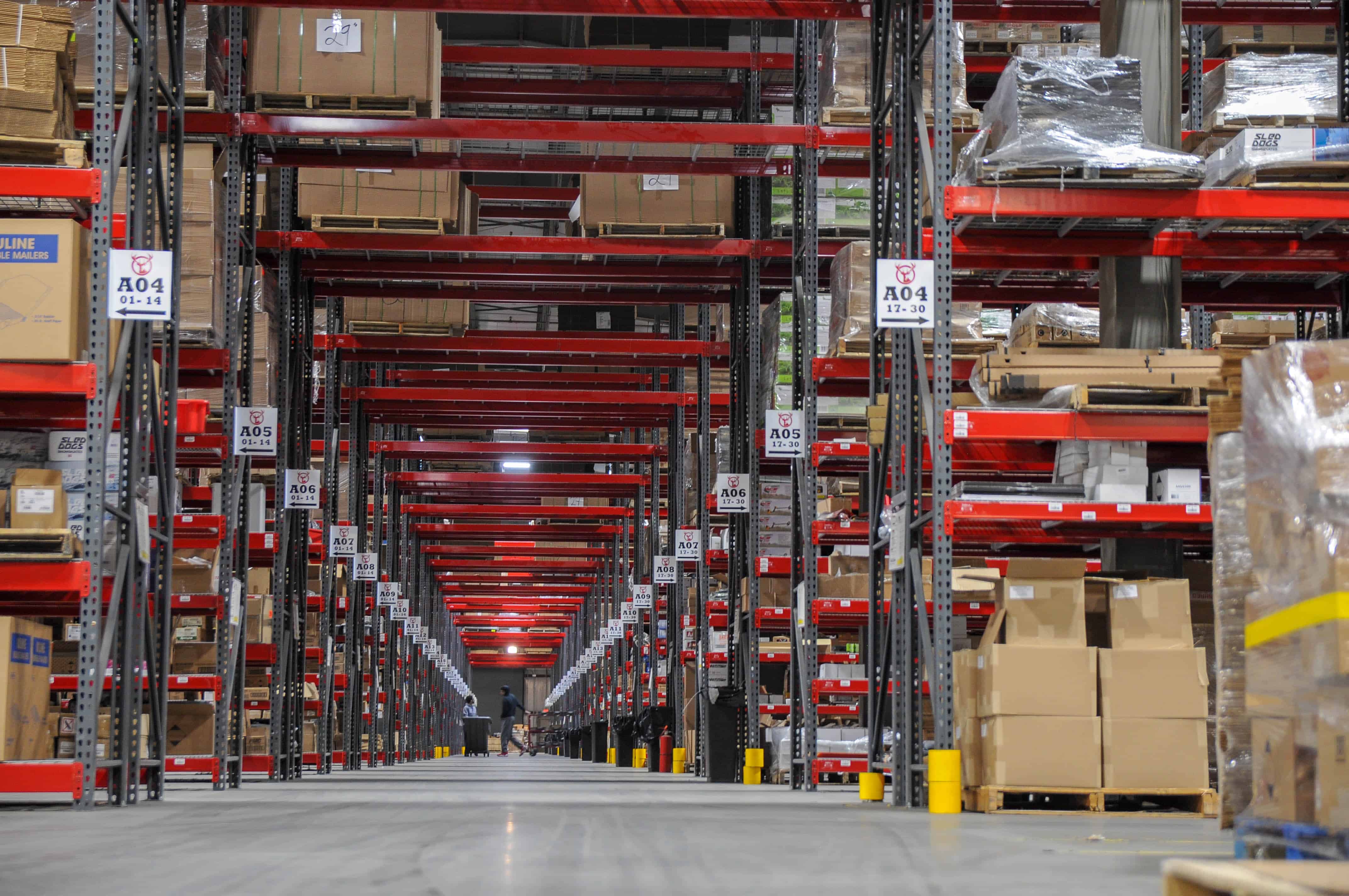 fulfillment warehouse shelves Fulfillment warehouse
