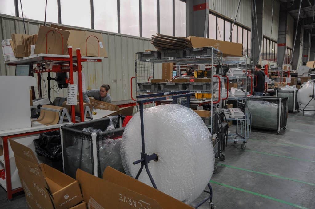 eCommerce packaging - bubble wrap