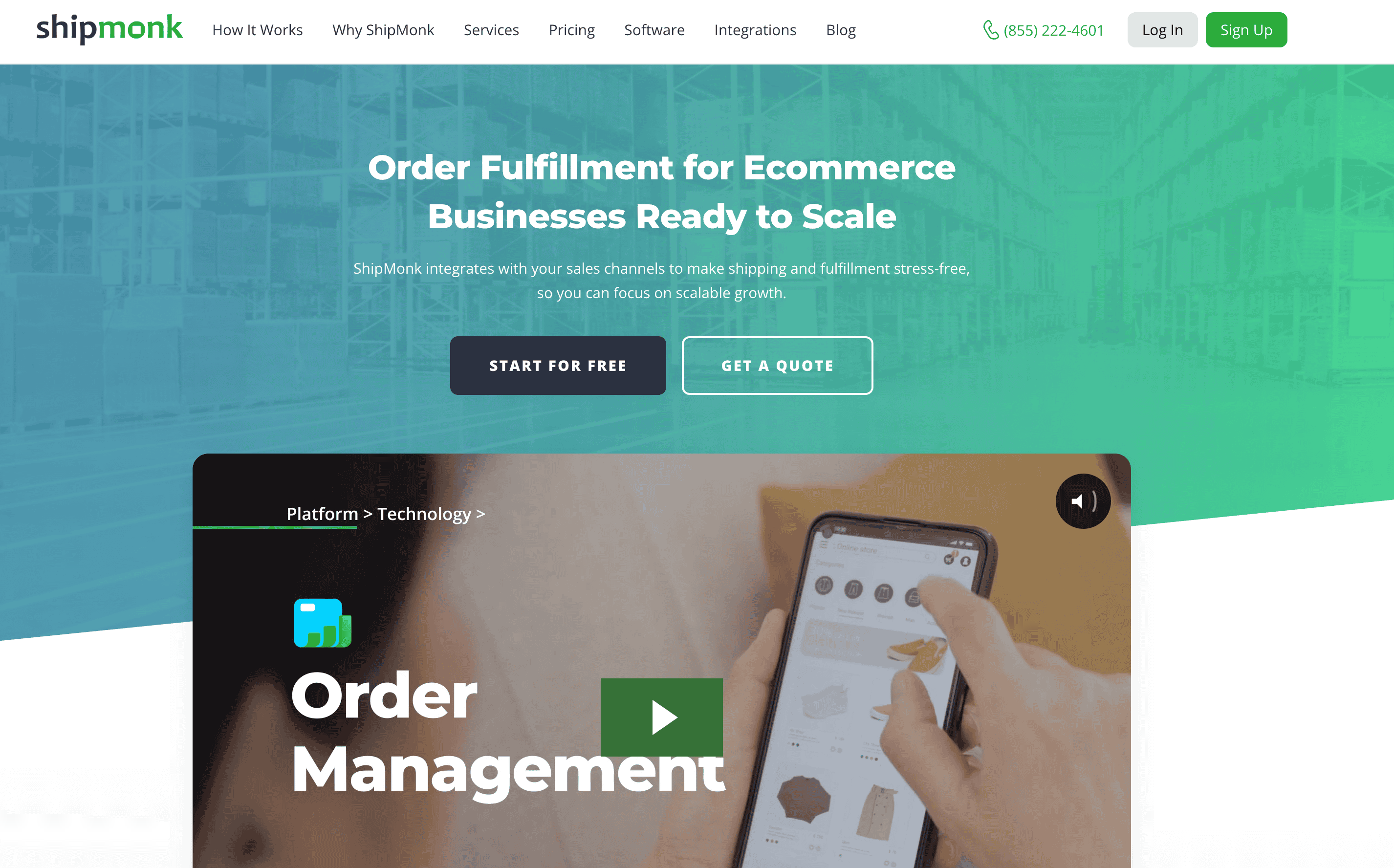 ShipMonk homepage ShipMonk homepage