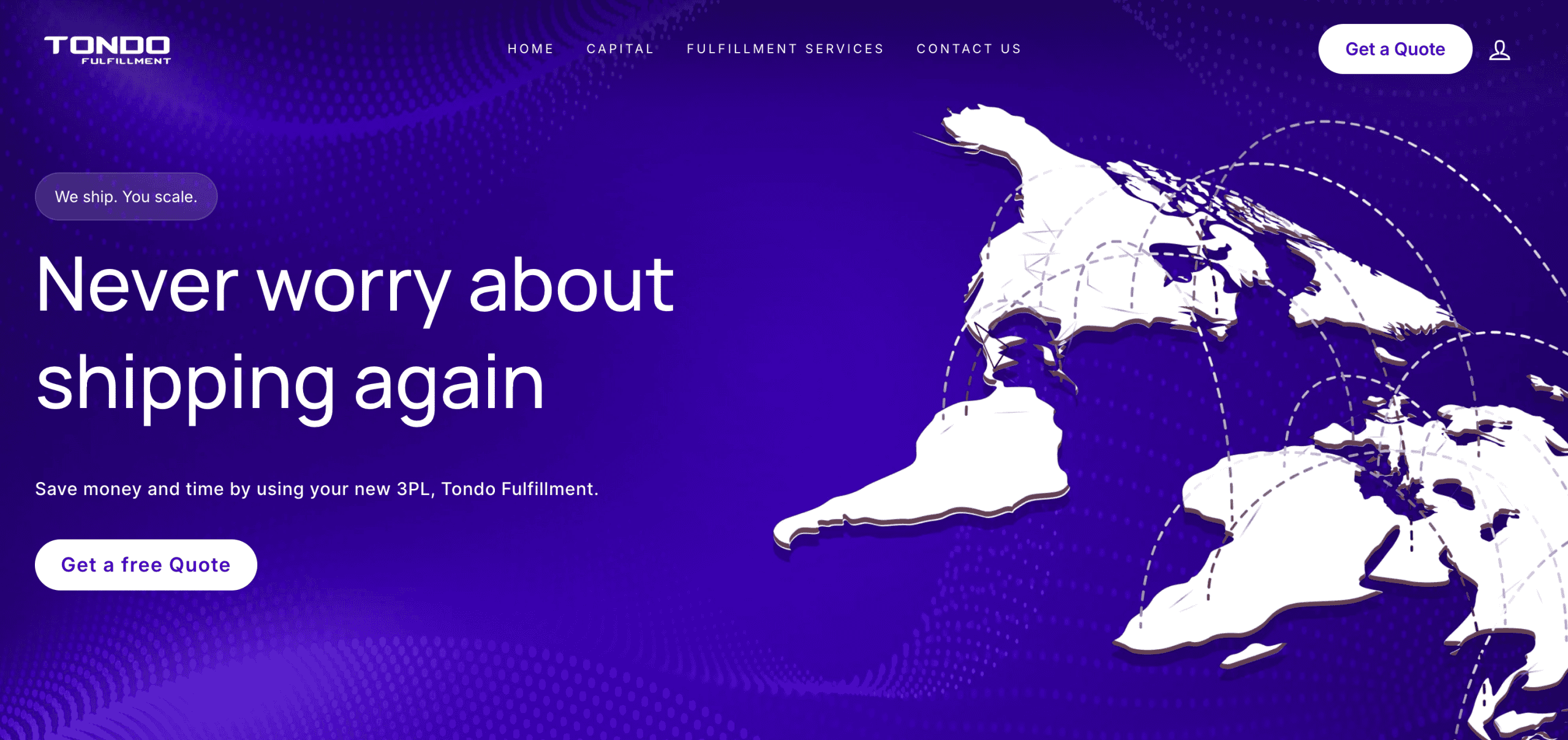 Tondo Fulfillment homepage Tondo Fulfillment homepage