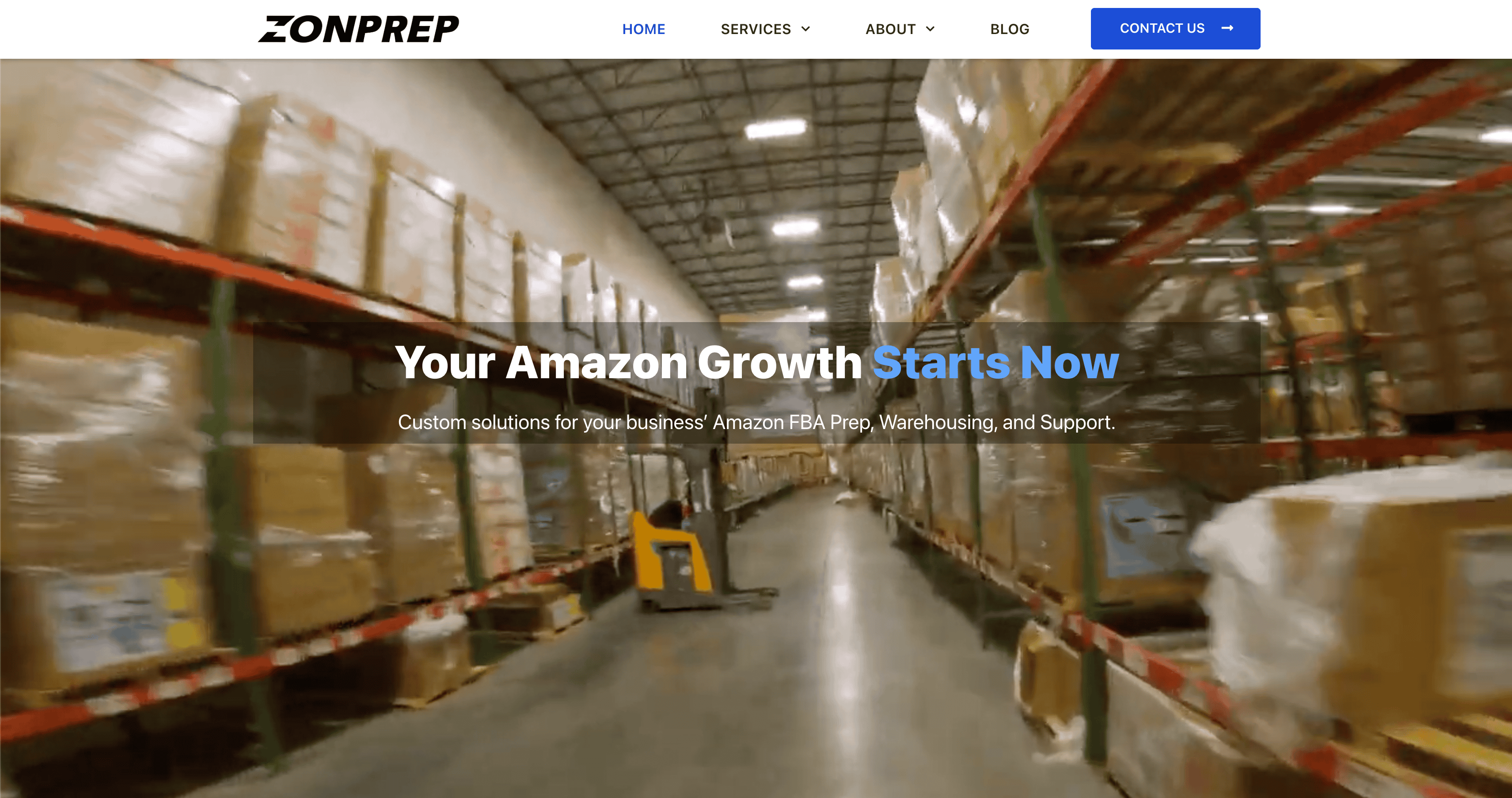 ZonPrep homepage