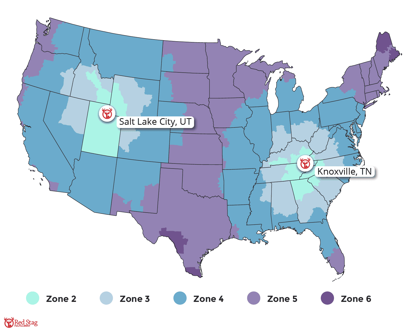 Zone Map Shipping Zone Map