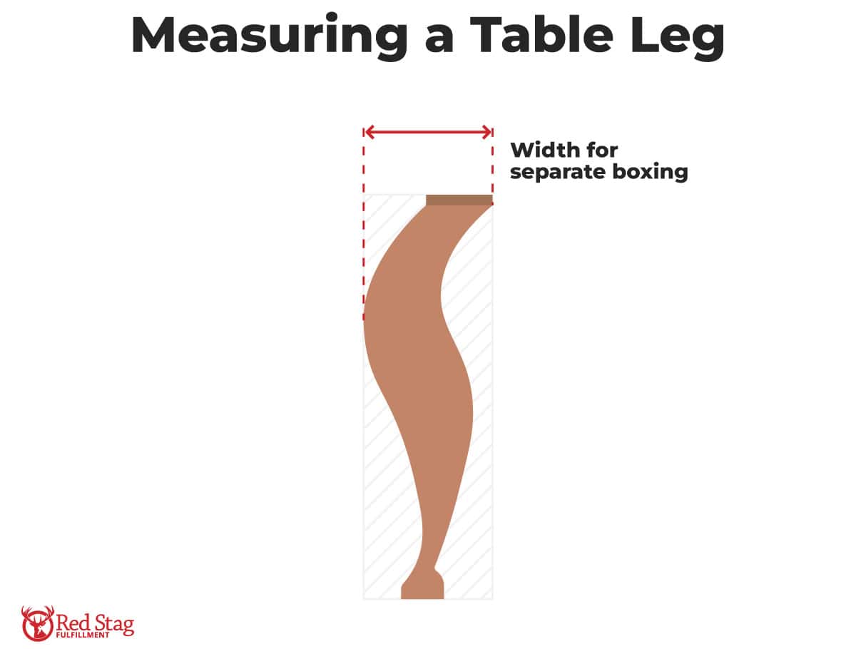 measuring a table leg measuring a table leg